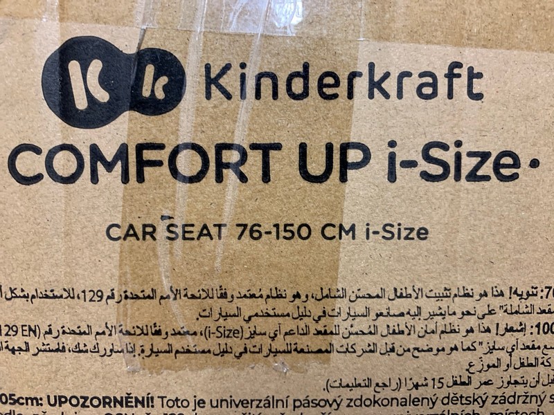 Lot 256  
            Nottingham SR3 - Delivery Only 

                
KINDERKRAFT COMFORT UP I-SIZE CAR SEAT
