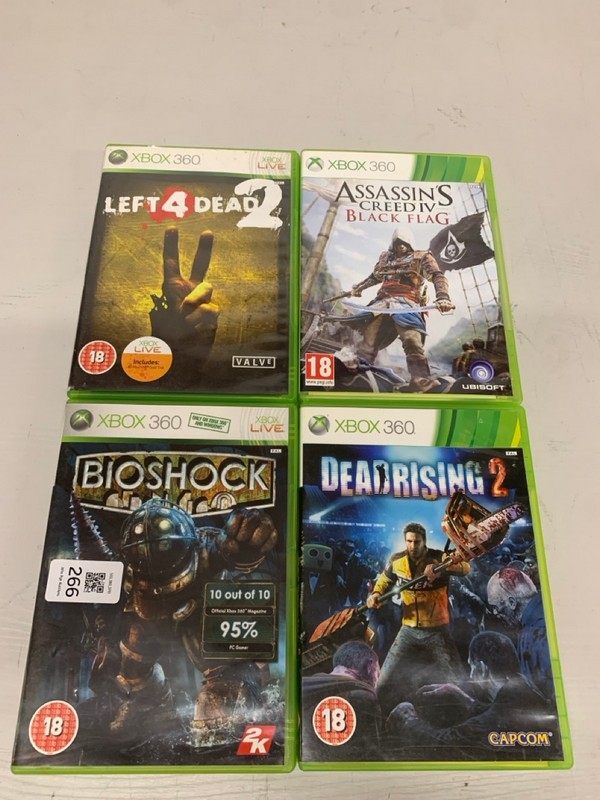 Lot 266  
            Nottingham SR3 - Delivery Only 

                
7 X XBOX 360 GAMES INCLUDING LEFT FOR DEAD 2 (ID MAY BE REQUIRED) - Image 2