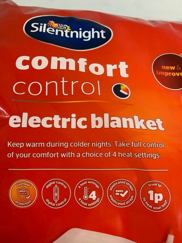 Lot 273  
            Nottingham SR3 - Delivery Only 

                
2 X SILENTNIGHT ELECTRIC BLANKET - Image 3