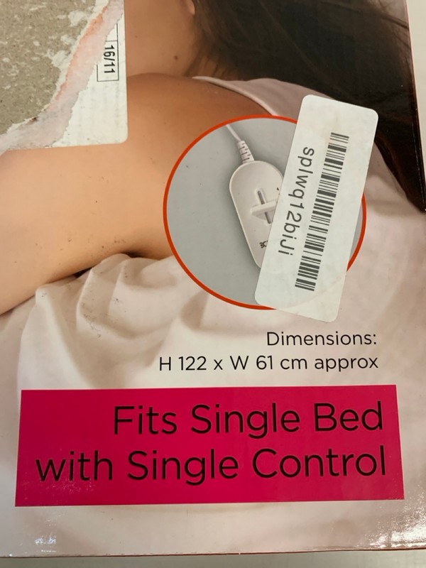 Lot 274  
            Nottingham SR3 - Delivery Only 

                
2 X SILENTNIGHT ELECTRIC BLANKET - Image 4