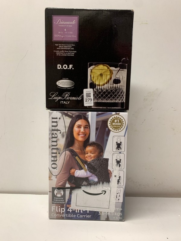 Lot 279  
            Nottingham SR3 - Delivery Only 

                
2 X ITEMS TO INCLUDE DIAMONTE CRYSTAL GLASS