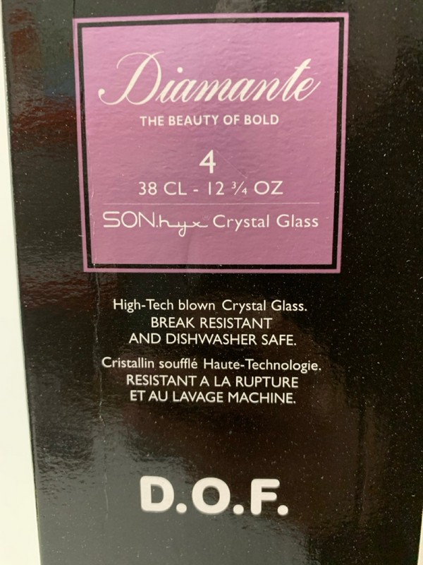 Lot 279  
            Nottingham SR3 - Delivery Only 

                
2 X ITEMS TO INCLUDE DIAMONTE CRYSTAL GLASS - Image 4