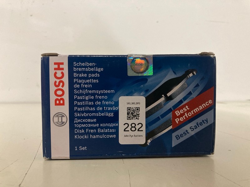 Lot 282  
            Nottingham SR3 - Delivery Only 

                
BOSCH BRAKE PADS