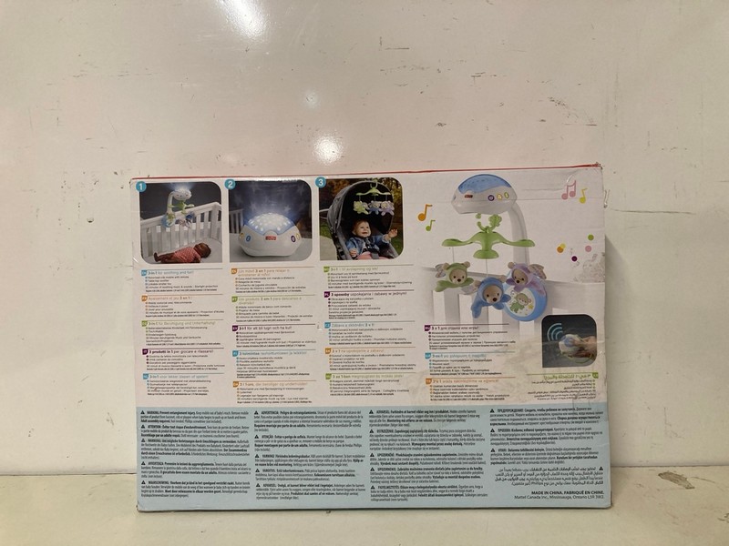 Lot 286  
            Nottingham SR3 - Delivery Only 

                
FISHER PRICE BUTTERFLY DREAMS 3 IN 1 PROJECTION MOBILE