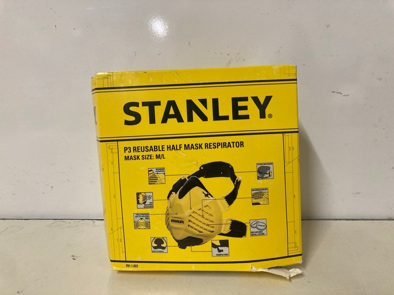 Lot 288  
            Nottingham SR3 - Delivery Only 

                
2 X ITEMS TO INCLUDE STANLEY HALF MASK RESPIRATOR