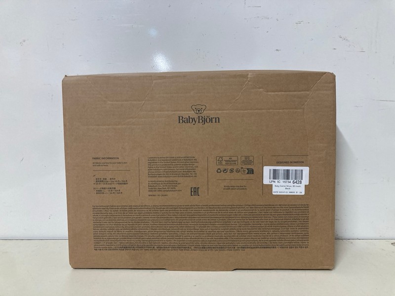 Lot 291  
            Nottingham SR3 - Delivery Only 

                
BABY BJORN BABY CARRIER