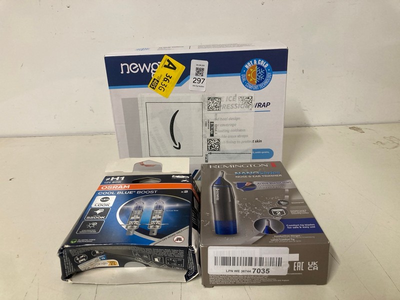 Lot 297  
            Nottingham SR3 - Delivery Only 

                
4 X ITEMS TO INCLUDE OSRAM COOL BLUE BOOST