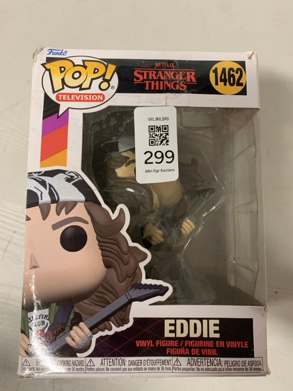 Lot 299  
            Nottingham SR3 - Delivery Only 

                
2 X  FUNKO POP FIGURES TO INCLUDE EDDIE