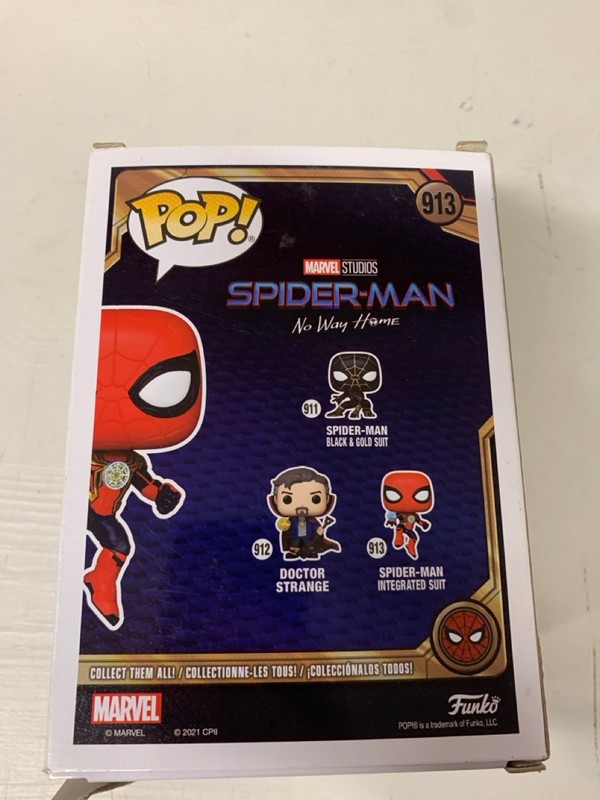 Lot 301  
            Nottingham SR3 - Delivery Only 

                
2 X  FUNKO POP FIGURES TO INCLUDE SPIDER MAN