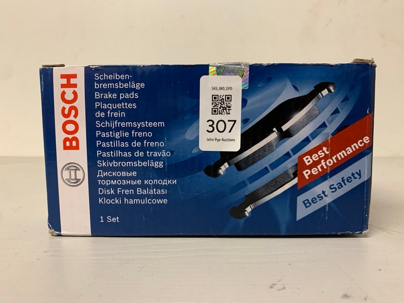 Lot 307  
            Nottingham SR3 - Delivery Only 

                
BOSCH BREAK PADS