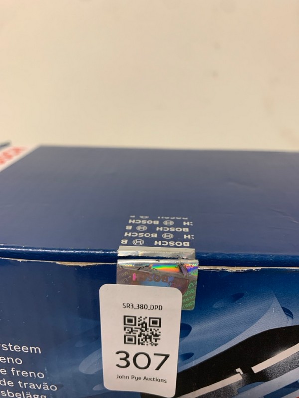 Lot 307  
            Nottingham SR3 - Delivery Only 

                
BOSCH BREAK PADS - Image 3