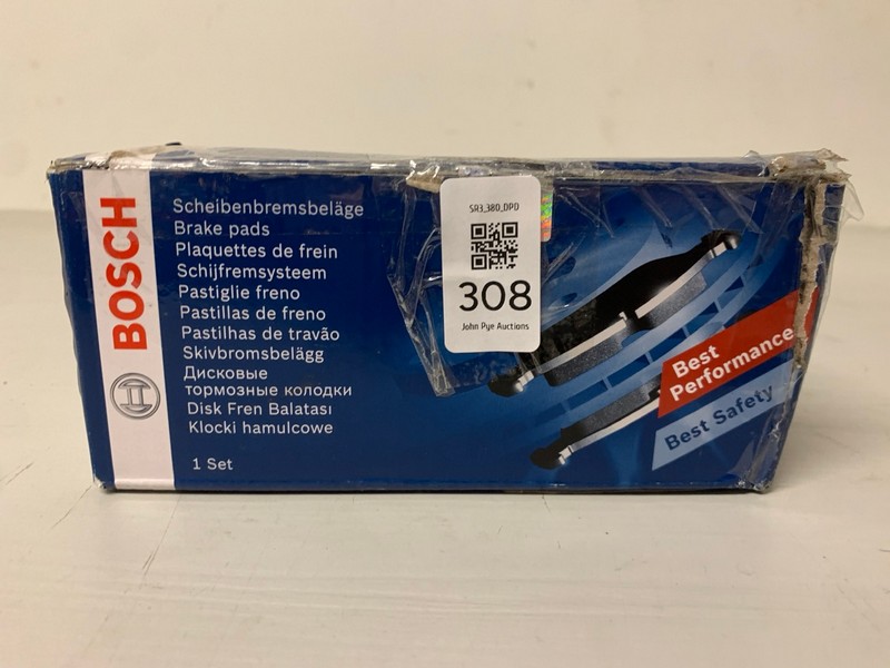 Lot 308  
            Nottingham SR3 - Delivery Only 

                
BOSCH BREAK PADS