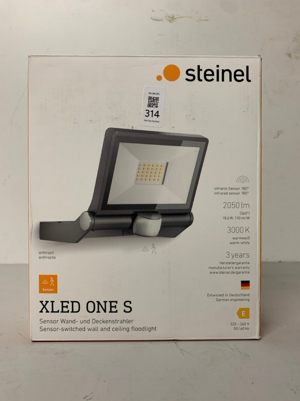 Lot 314  
            Nottingham SR3 - Delivery Only 

                
STEINEL XLED ONE S