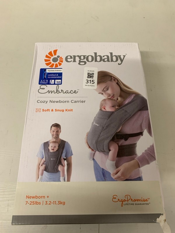 Lot 315  
            Nottingham SR3 - Delivery Only 

                
EGROBABY COZY NEWBORN CARRIER