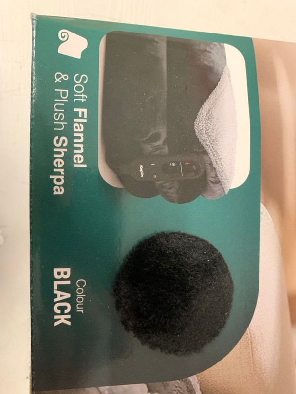 Lot 316  
            Nottingham SR3 - Delivery Only 

                
KEPLIN HEATED ELECTRIC THROW