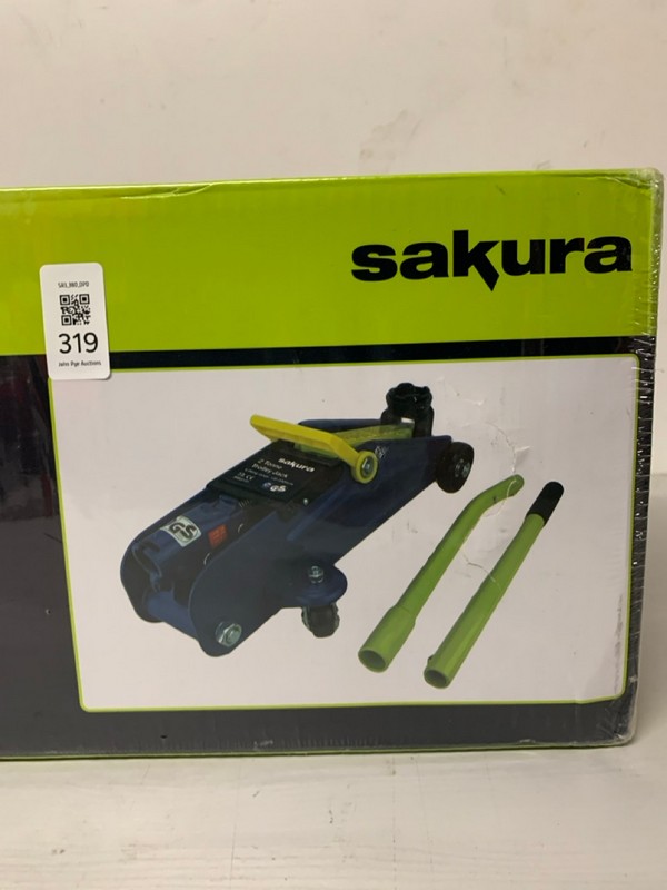 Lot 319  
            Nottingham SR3 - Delivery Only 

                
SAKURA 2 TONNE TROLLEY JACK