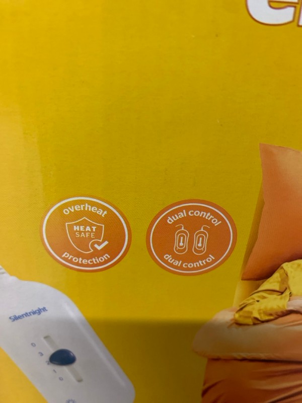 Lot 322  
            Nottingham SR3 - Delivery Only 

                
2 X SILENTNIGHT ELECTRIC BLANKET - Image 4