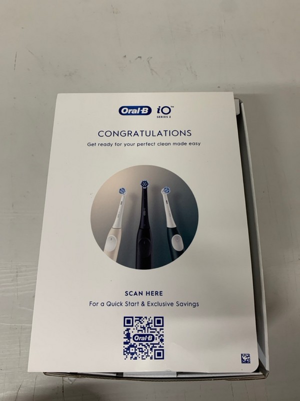Lot 324  
            Nottingham SR3 - Delivery Only 

                
ORAL-B IO SERIES 2 TOOTHBRUSH