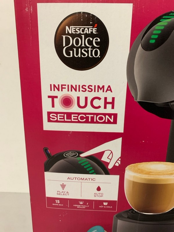 Lot 325  
            Nottingham SR3 - Delivery Only 

                
NESCAFE DOLCHE GUSTO DELONGHI INFINISSIMA TOUCH SELECTION - Image 2