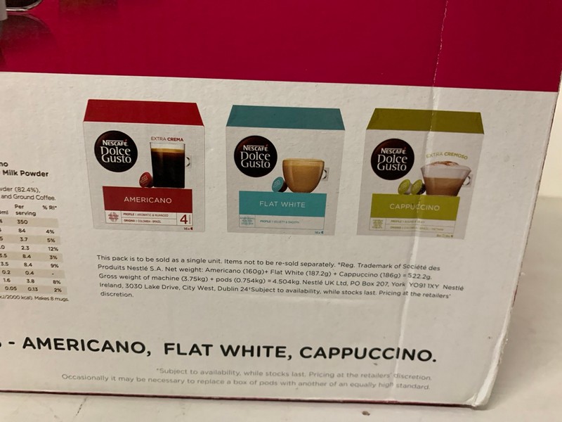 Lot 325  
            Nottingham SR3 - Delivery Only 

                
NESCAFE DOLCHE GUSTO DELONGHI INFINISSIMA TOUCH SELECTION - Image 4