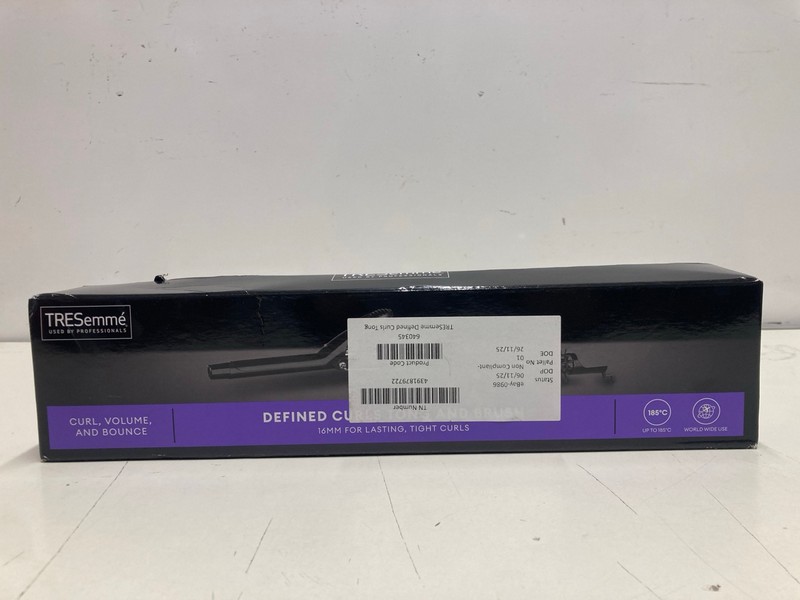 Lot 330  
            Nottingham SR3 - Delivery Only 

                
TRESEMME DEFINED CURLS TONG AND BRUSH - Image 3