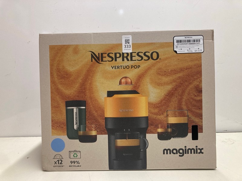 Lot 333  
            Nottingham SR3 - Delivery Only 

                
NESPRESSO VERTUO POP