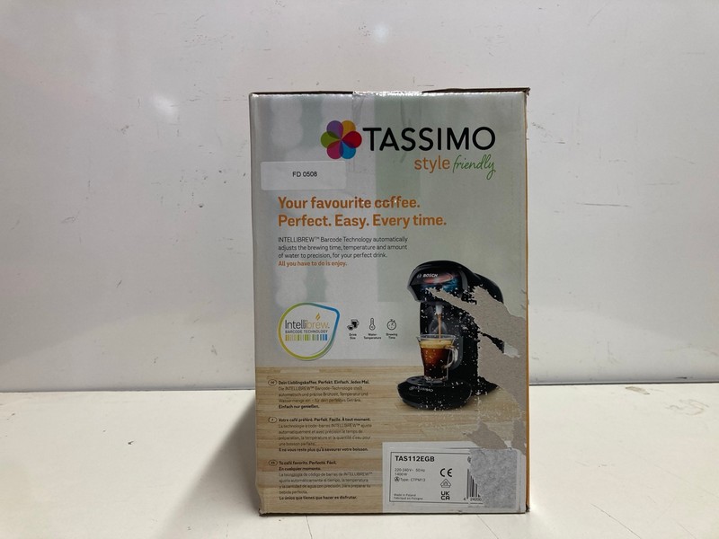 Lot 334  
            Nottingham SR3 - Delivery Only 

                
TASSIMO THE COMPACT ONE - Image 2