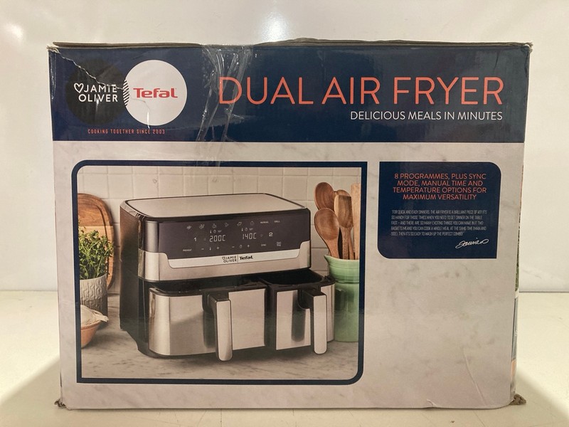 Lot 335  
            Nottingham SR3 - Delivery Only 

                
TEFAL DUAL AIR FRYER