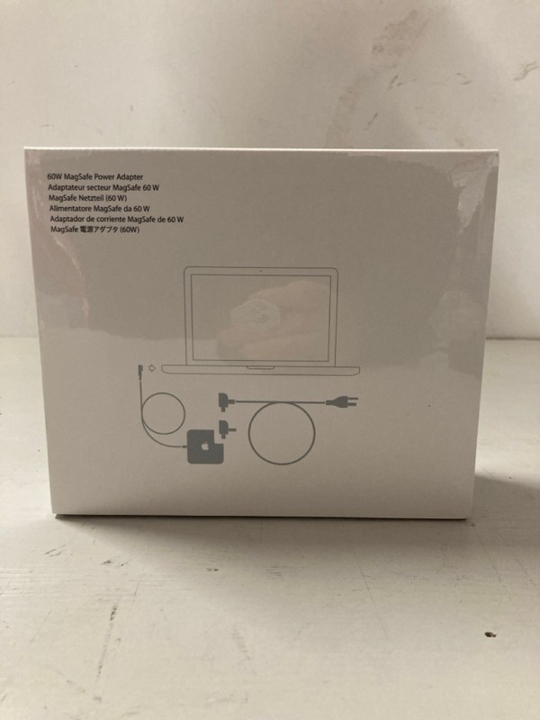 Lot 33  
            Nottingham SR3 - Delivery Only 

                
APPLE 60W MAGSAFE POWER ADAPTER (SEALED)