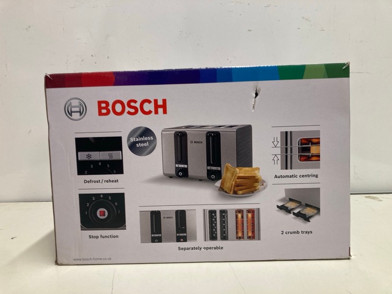 Lot 341  
            Nottingham SR3 - Delivery Only 

                
BOSCH 4 SLICE TOASTER - Image 3