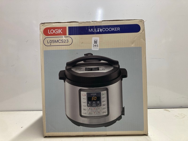 Lot 345  
            Nottingham SR3 - Delivery Only 

                
LOGIK MULTI-COOKER
