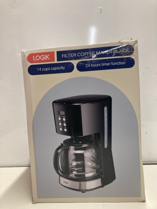 Lot 346  
            Nottingham SR3 - Delivery Only 

                
LOGIK FILTER COFFEE MAKER-BLACK - Image 3