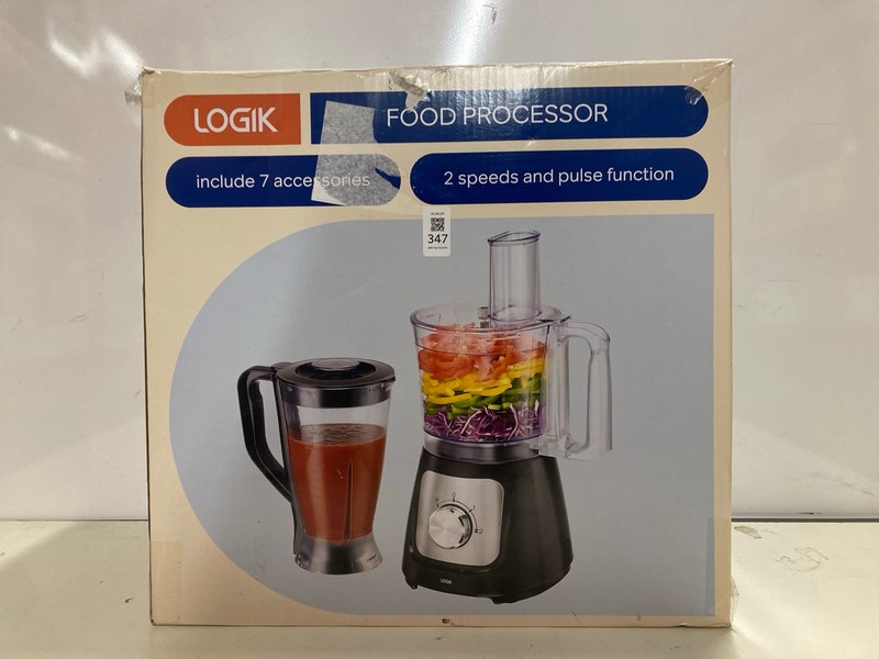Lot 347  
            Nottingham SR3 - Delivery Only 

                
LOGIK FOOD PROCESSOR