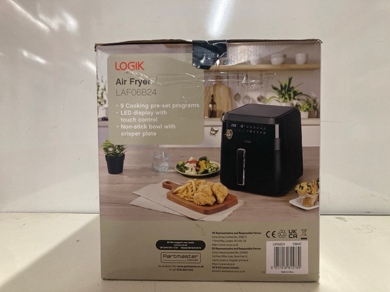 Lot 348  
            Nottingham SR3 - Delivery Only 

                
LOGIK AIR FRYER - Image 4