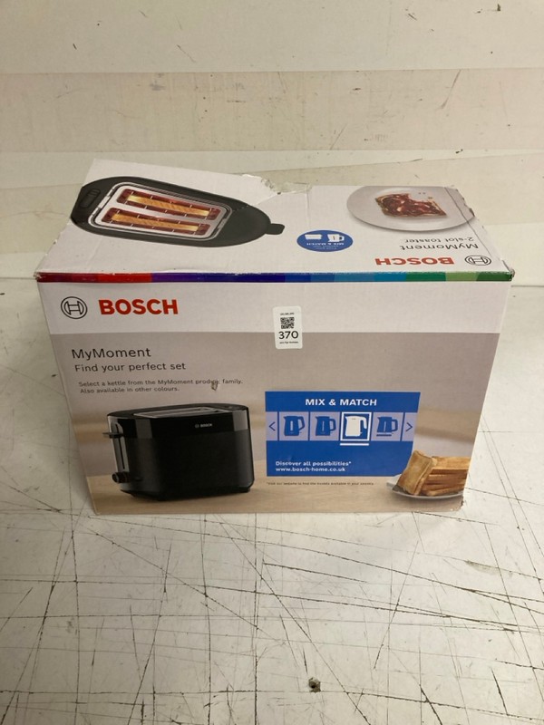 Lot 370  
            Nottingham SR3 - Delivery Only 

                
BOSCH MYMOMENT TOASTER