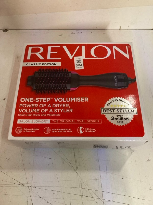 Lot 384  
            Nottingham SR3 - Delivery Only 

                
2 X REVLON ONE STEP COLUMISER - Image 2