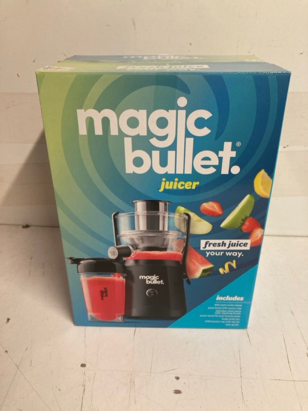 Lot 387  
            Nottingham SR3 - Delivery Only 

                
MAGIC BULLET JUICER - Image 3