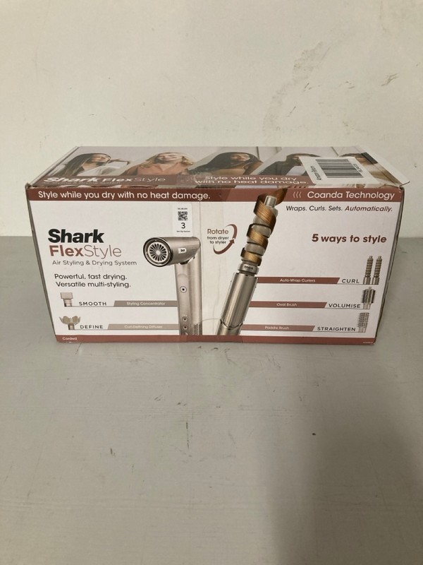 Lot 3  
            Nottingham SR3 - Delivery Only 

                
SHARK FLEX STYLE AIR STYLING AND DRYING SYSTEM