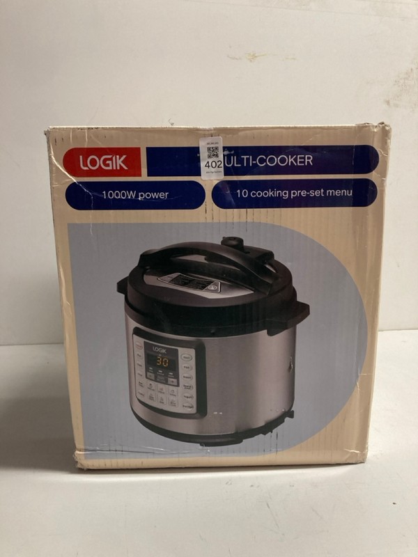 Lot 402  
            Nottingham SR3 - Delivery Only 

                
LOGIK MULTI-COOKER