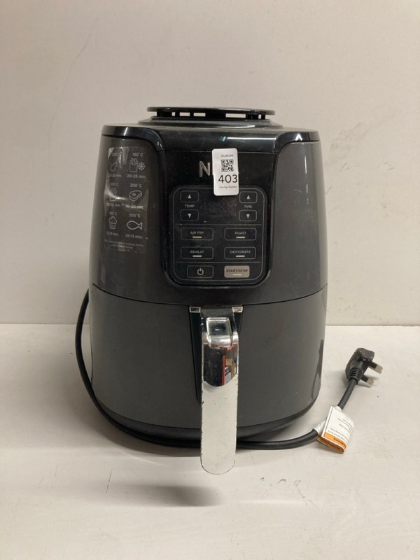 Lot 403  
            Nottingham SR3 - Delivery Only 

                
NINJA SINGLE BASKET AIR FRYER