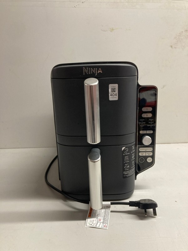 Lot 404  
            Nottingham SR3 - Delivery Only 

                
NINJA DOUBLE STACK AIR FRYER