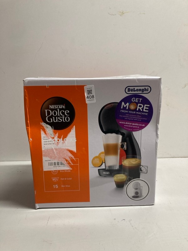 Lot 408  
            Nottingham SR3 - Delivery Only 

                
NESCAFE DOLCE GUSTO DELONGHI PICCOLO XS