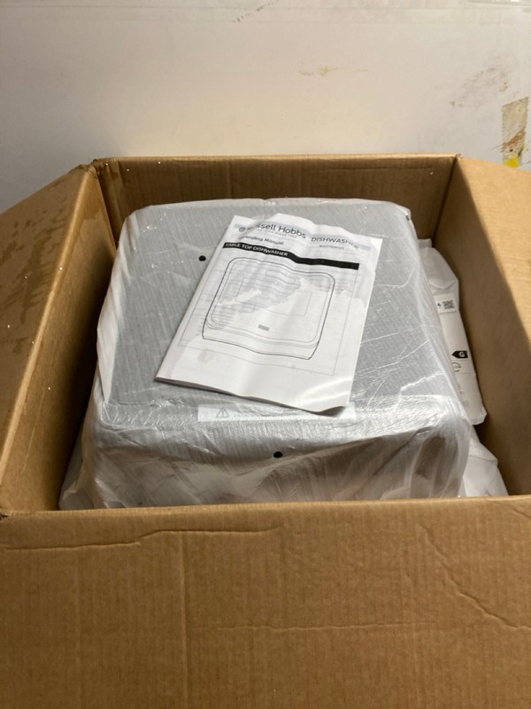 Lot 414  
            Nottingham SR3 - Delivery Only 

                
RUSSELL HOBBS TABLE TOP 2 PLACE SETTING DISHWASHER