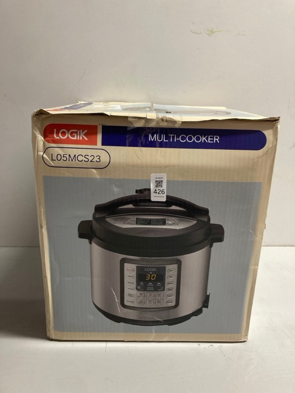Lot 426  
            Nottingham SR3 - Delivery Only 

                
LOGIK MULTI-COOKER