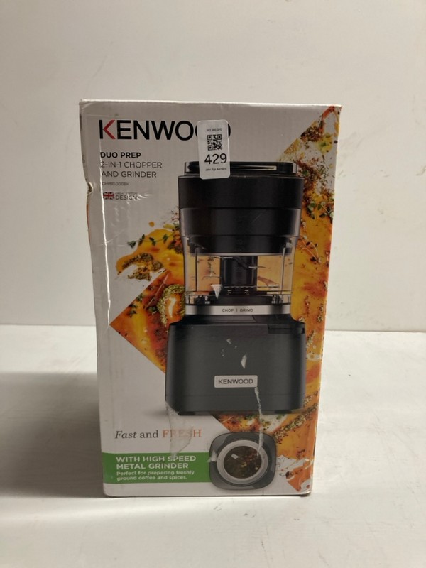 Lot 429  
            Nottingham SR3 - Delivery Only 

                
KENWOOD DUO PREP