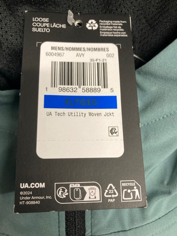 Lot 431  
            Nottingham SR3 - Delivery Only 

                
UNDER ARMOUR WINDBREAKER SIZE XL - Image 4