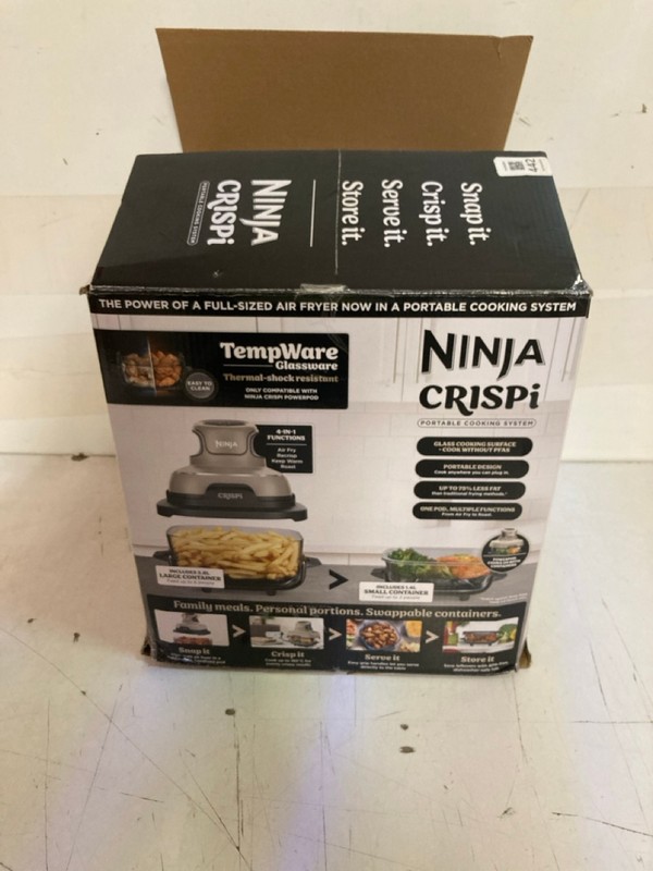 Lot 442  
            Nottingham SR3 - Delivery Only 

                
NINJA CRISPI PORTABLE COOKING SYSTEM