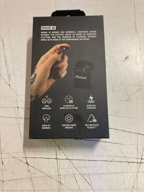 Lot 445  
            Nottingham SR3 - Delivery Only 

                
MARSHALL MINOR II TRUE WIRELESS HEADPHONES - Image 2