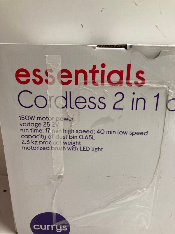 Lot 451  
            Nottingham SR3 - Delivery Only 

                
CORDLESS 2-IN-1 DESIGN VACUUM CLEANER - Image 2