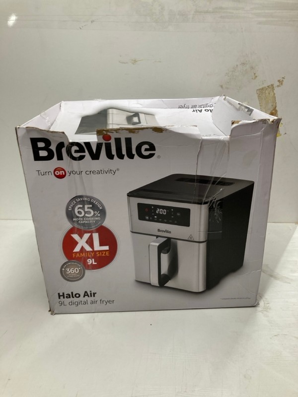 Lot 479  
            Nottingham SR3 - Delivery Only 

                
BREVILLE HALO 9L DIGITAL AIR FRYER